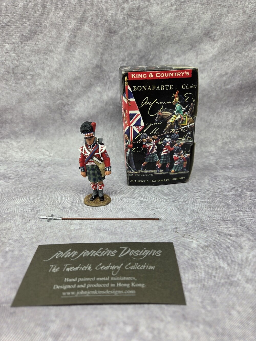 King & Country na037 Blackwatch Sgt With Pike  NA37